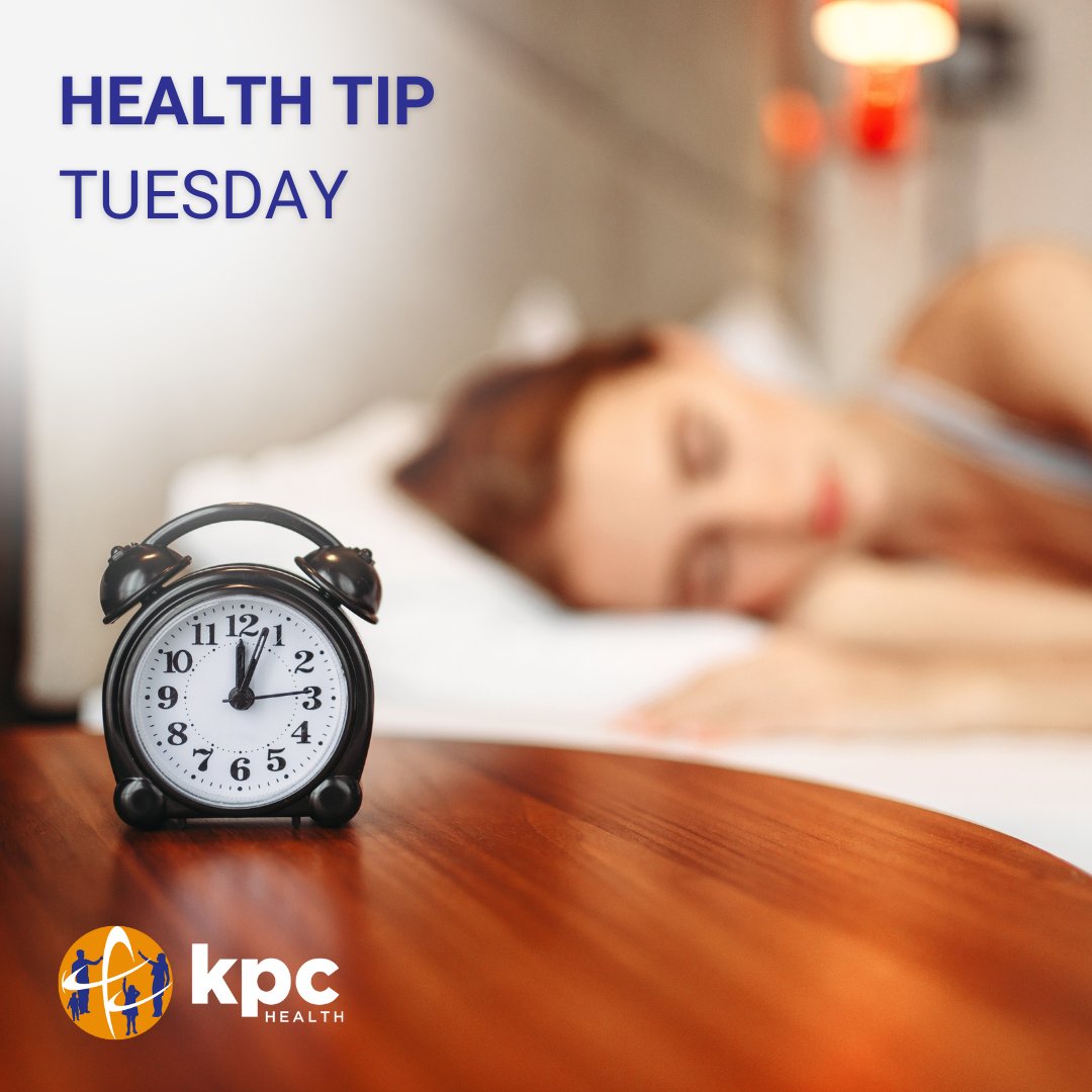 Today's #HealthTipTuesday: Prioritize Your Sleep! 💤

Quality sleep is crucial for well-being. Make it a priority with a calming bedtime routine and aim for 7-9 hours each night. Your health, mood, and cognitive function will thank you!