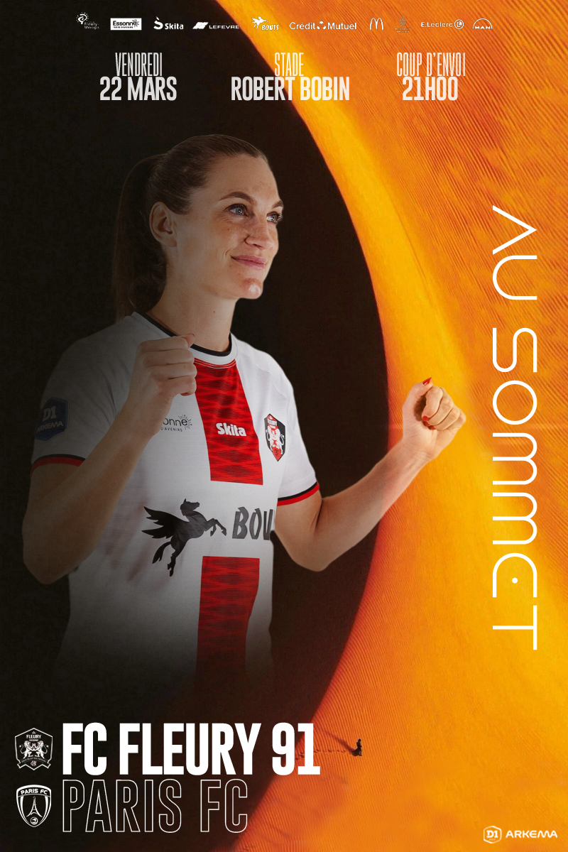 #Concours ⚽ On vous fait gagner 5x2 places pour aller soutenir nos lionnes à l'occasion du choc capital de la 18ème journée de @D1Arkema ! 🙌

⚫🔴<a href="/FCF91_feminines/">FC Fleury 91 Féminines</a> 🆚 <a href="/PFC_feminines/">Paris FC Féminines</a> 🔵⚪

RT pour participer 🍀 Tirage au sort le 21/03 à 13h

📍 Stade Robert Bobin
🗓️ 22/03 🕘 21h