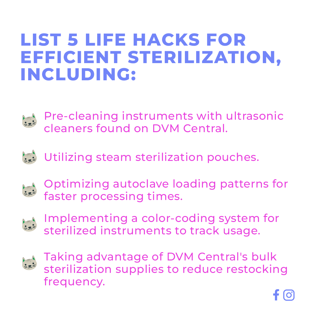 DVMCentral's tweet photo. Are You Sure Your Instruments Are Truly Sterilised? DVM Central Can Help
.
DVM Central offers solutions to streamline your instrument sterilisation process. Shop ultrasonic cleaners, steam pouches.
.
Visit Now: https://t.co/2pYnDhXIsp
.
#vetlifehacks #efficiency #DVMcentral https://t.co/5eZoqS3aQ7