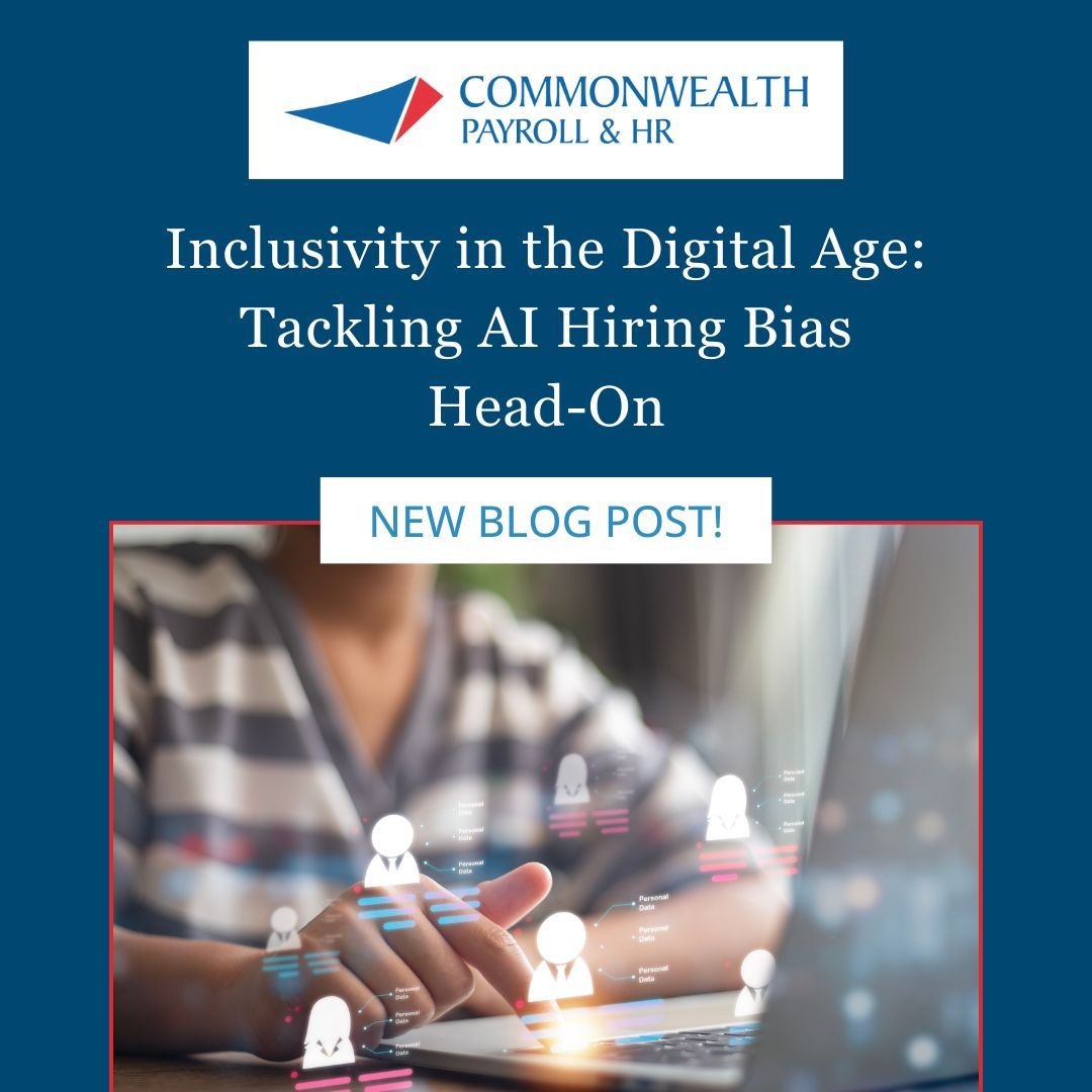 commpayhr's tweet photo. AI is taking over many aspects of business, including hiring. While these tools can streamline many aspects of the hiring process, they also feature biases that may negatively impact your business. Visit our blog to learn more: https://t.co/57nVJ03I1k
#AI #ArtificialIntelligence https://t.co/NyyKT180VQ