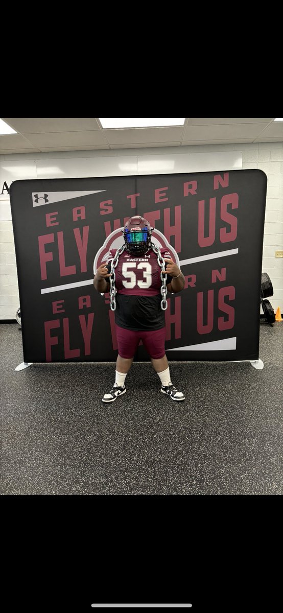 coachbez53's tweet photo. had a great visit @EasternU https://t.co/aDR2hJ4Ya6