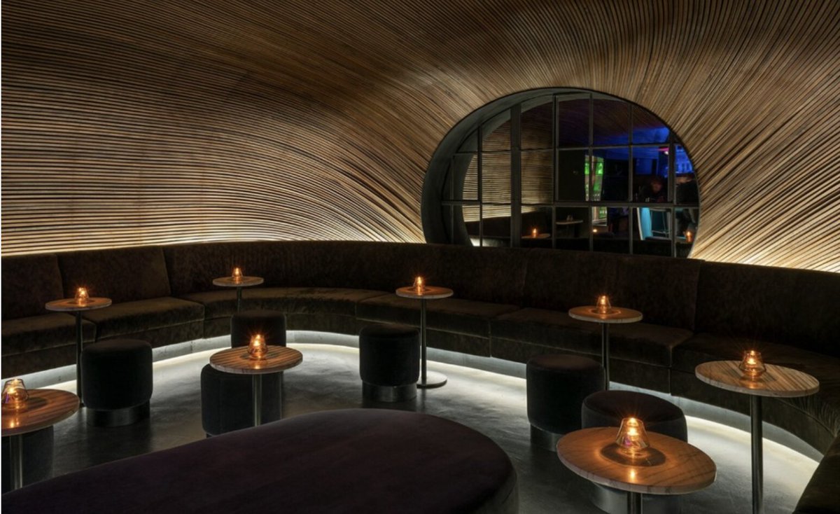 Portal exists as a transformative experience. True to the name, both its materials and form boasts an intimate spot to relax and drift into the evening.
