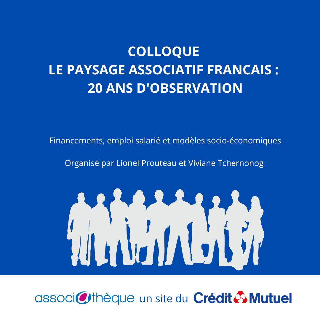 Ce 27 mars, Lionel Prouteau et @VivianeTCH organisent le colloque : « Le paysage associatif : 20 ans d’observation », Le @CreditMutuel est partenaire de ce colloque qui porte sur les financements, l’emploi salarié et les modèles socio-économiques des #associations.