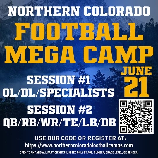 🚨MEGA CAMP IS HERE 🚨 Register today! 📍 Greeley, CO Bigs Session 1- 8:30am Skills Session 2- 1:30pm 🔗: loom.ly/Mb_sYk0 #GetUpGreeley