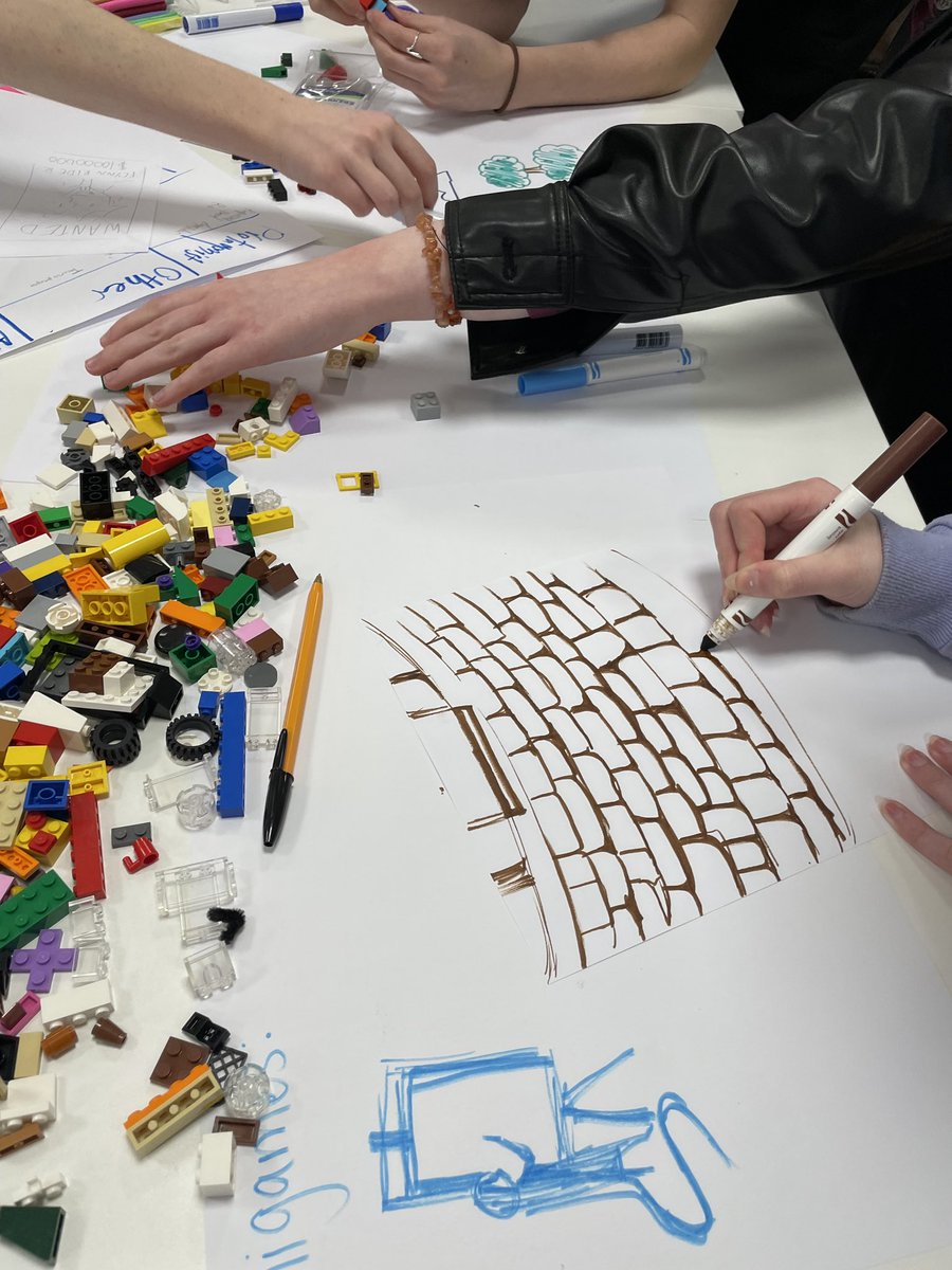 Y12 students at the Creative Industries Unlocked Session - a programme led by the @BristolUni and supported by MyWorld - had a blast with @aardman’s Dan Efergan & Neil Pymer! They learned about career journeys, brainstormed game ideas, and prototyped with LEGO and more. 👏