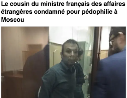 camille_moscow's tweet photo. 🚨 ‼️ Benjamin Séjourné, cousin du ministre français des affaires étrangères, a été condamné en appel à 15 ans de camp à sécurité maximale pour violences sexuelles et viols sur mineure à Moscou. Svetlana Naumauva, sa complice russe qui lui avait présenté la fille mineure, a été condamnée à 12 ans et 6 mois de prison.

Selon l’accusation les rencontres entre Benjamin Séjourné et la mineure ont eu lieu dans un café, où Mme Naumova l’avait amenée et se sont poursuivies dans un appartement appartenant à la femme russe de Séjourné, à son insu. Benjamin Séjourné a forcé la mineure à se déshabiller, a pris des photos puis l’a violée et lui a donné entre 5000 et 10000 roubles (50-100 euros).

Séjourné nie complètement les faits, ce qui n’a pas convaincu les magistrats.

On se souvient de l’affaire de Yoann Barbereau, français vivant en Sibérie, condamné pour pédophilie sur sa fille. Il s’était  alors enfui de Russie avec l’aide des services de l’ambassade de France et se prétend depuis “victime de Poutine”, un grand classique. L’ambassade de France dans l’affaire Séjourné n’aura pas réussi à soustraire ce pédophile à la justice Russe. Il  passera donc 15 ans à coudre des chaussettes, sa parenté avec l’actuel ministre français des affaires étrangères ne l’ayant pas très bien servi…

#Poutine #poutine2024 | Russian Federation | President Putin | #RoyalAnnouncement #Russie #Ukraine | Poutine | #Macron | Julian Assange | Candace