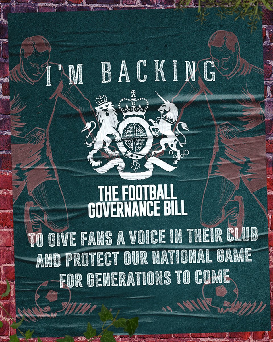 I welcome the Conservative Government ensuring fans are better represented through the creation of the Independent Football Regulator⚽️ This will bolster clubs’ financial security, protect the heritage of our clubs and represent fans at all levels👇 iainstewart.org.uk/news/iain-stew…