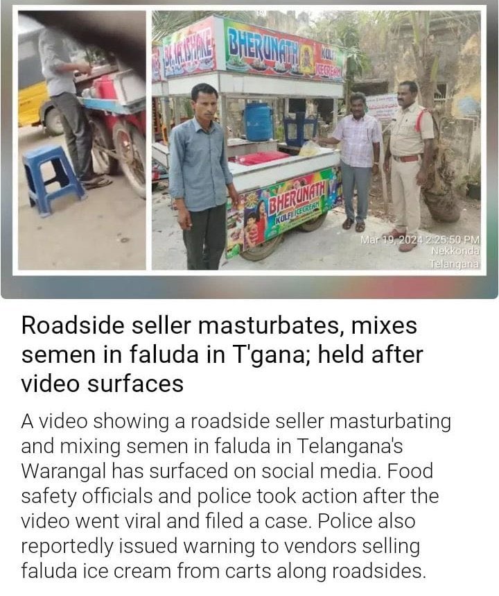 AyushDw18636185's tweet photo. Faluda serve karne ka tareeka thoda sexual hai
#Telangana #socialmedia #faluda #Police #bloodbath #caexams #icaiexams #ViratKohli𓃵 #IPL #ipltickets #MSDhoni https://t.co/z9PIgzG19g