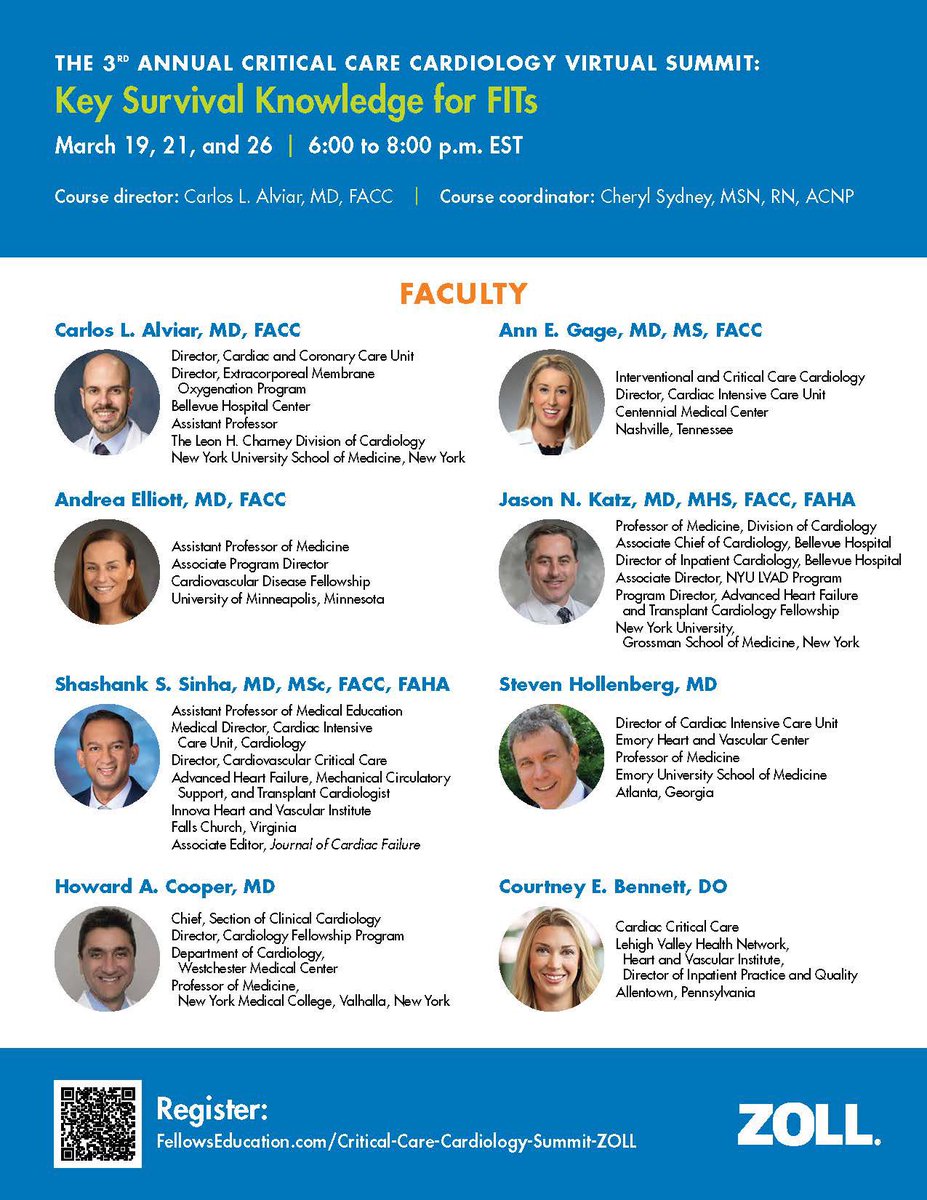 Join us for our 3rd Annual CCC Virtual Summit starting tonight! With a great lineup of speakers! Free Registration 👉🏼 FellowsEducation.com/Critical-Care-… @JasonKatzMD @AnnGageMD @drdargaray @ShashankSinhaMD @seanvandiepen @PennyRampersad @CCCEnthusiasts @ChrisBarnettMD @RThachilMD
