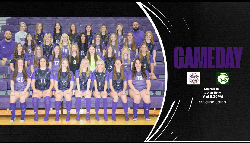 First games of the season tonight at Salina South. JV at 5 and varsity at 6:30.