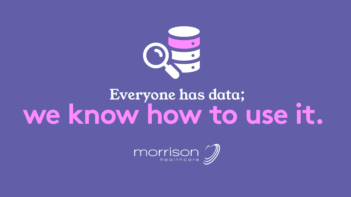 Everyone has data. We know how to use it. Learn how Morrison Healthcare can help your healthcare system transform abstract information into valuable business intelligence and predictive analytics: bit.ly/3uUavK6