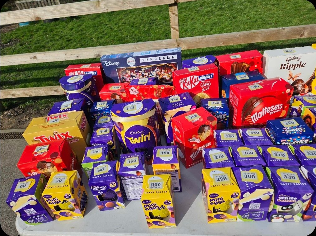 We had great fun running our Easter Tombola today.  Thank you to all who bought tickets and hope you were a lucky winner 😀