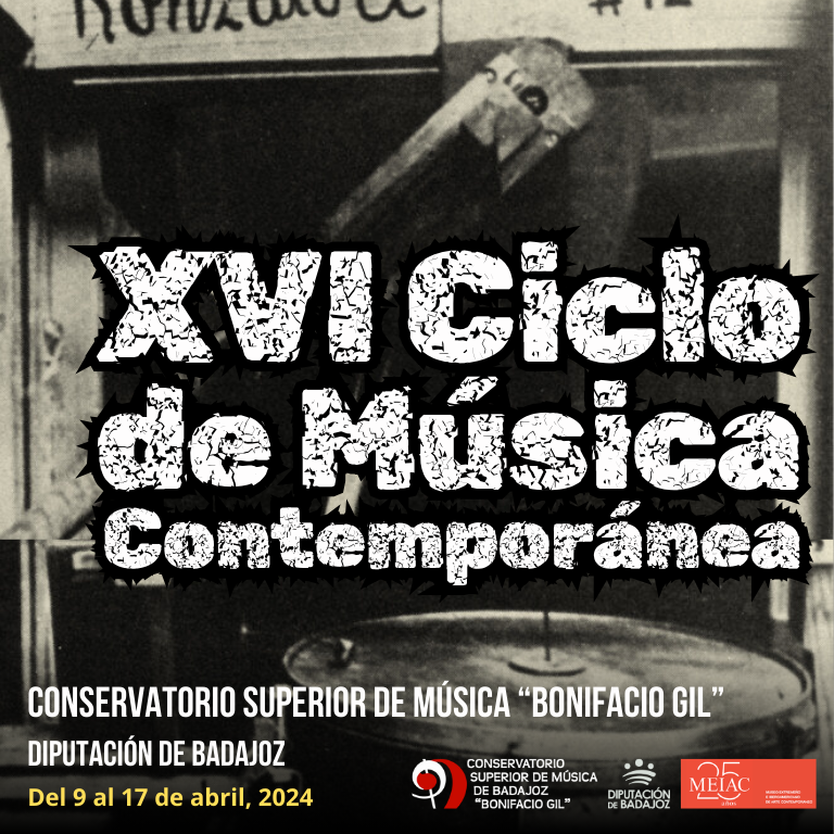 Conferencia de Alberto Rosado 'Piano y electrónica: un amor que dura ya 65 años' 📆10 abril a las 10:00 Salón de actos CSMB Concierto Alberto Rosado (piano y electrónica) 📆10 abril a las 20:30 Salón noble de la @DipdeBadajoz ➕ℹ️csmbadajoz.es/?p=7235