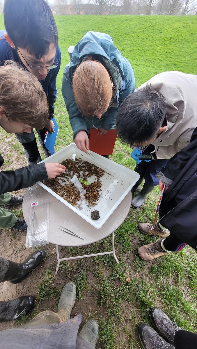 Pondy_Patel's tweet photo. Day 2 of the #CENTA #SpeedPhD fieldwork to look at changing #macroinvertebrate #biodiversity in the River Chelt & Lilley Brook and how different flow regimes can influence communuties with @JWhite211 https://t.co/DQOIQqYM1O