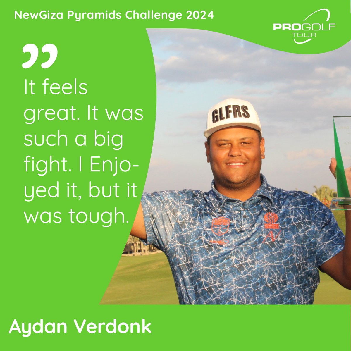 In an extremely exciting final, a bogey on the 18th was enough for the giant from the north-west of the Netherlands to beat Frenchman Marius Cara by one stroke. The two played a high-class duel in round 3, with Aydan Verdonk coming out on top.
Full report: tinyurl.com/2p8yaudy