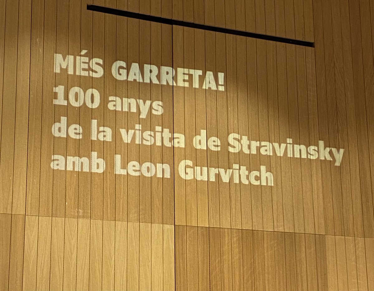 somsardana's tweet photo. Comencem #MésGarreta! 
100 anys de la visita d'Igor Stravinsky amb Leon Gurvitch

📍 @ateneubcn 
🤝 amb el suport del @Diplocat 

Pots seguir-lo en directe:
https://t.co/AgDaoJKhpw https://t.co/n2G1bF00vQ