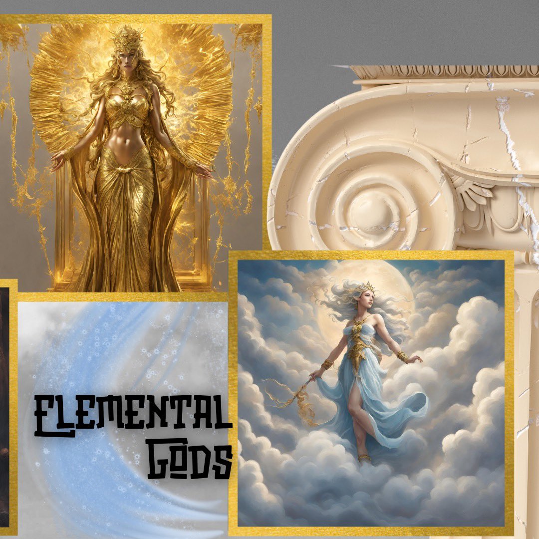 Greek Gods created by 6th grade students using @canva’s Magic Media tool in conjunction with their Ancient Greek Mythology unit….. these generations will then be paired with a writing project about the Mythological God…..