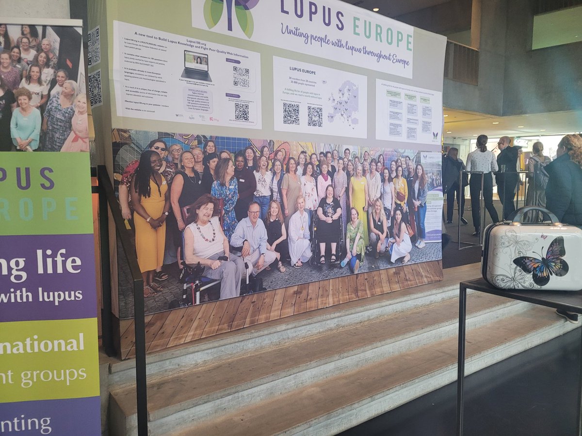 #Lupus2024 has already started! 

+200 abstracts, the best speakers and a lot of Lupus Europe presence in this 14th @SLEuroSociety Meeting 🙌🏻
Have a look at Lupus Europe booth, did you find the butterfly suitcase?