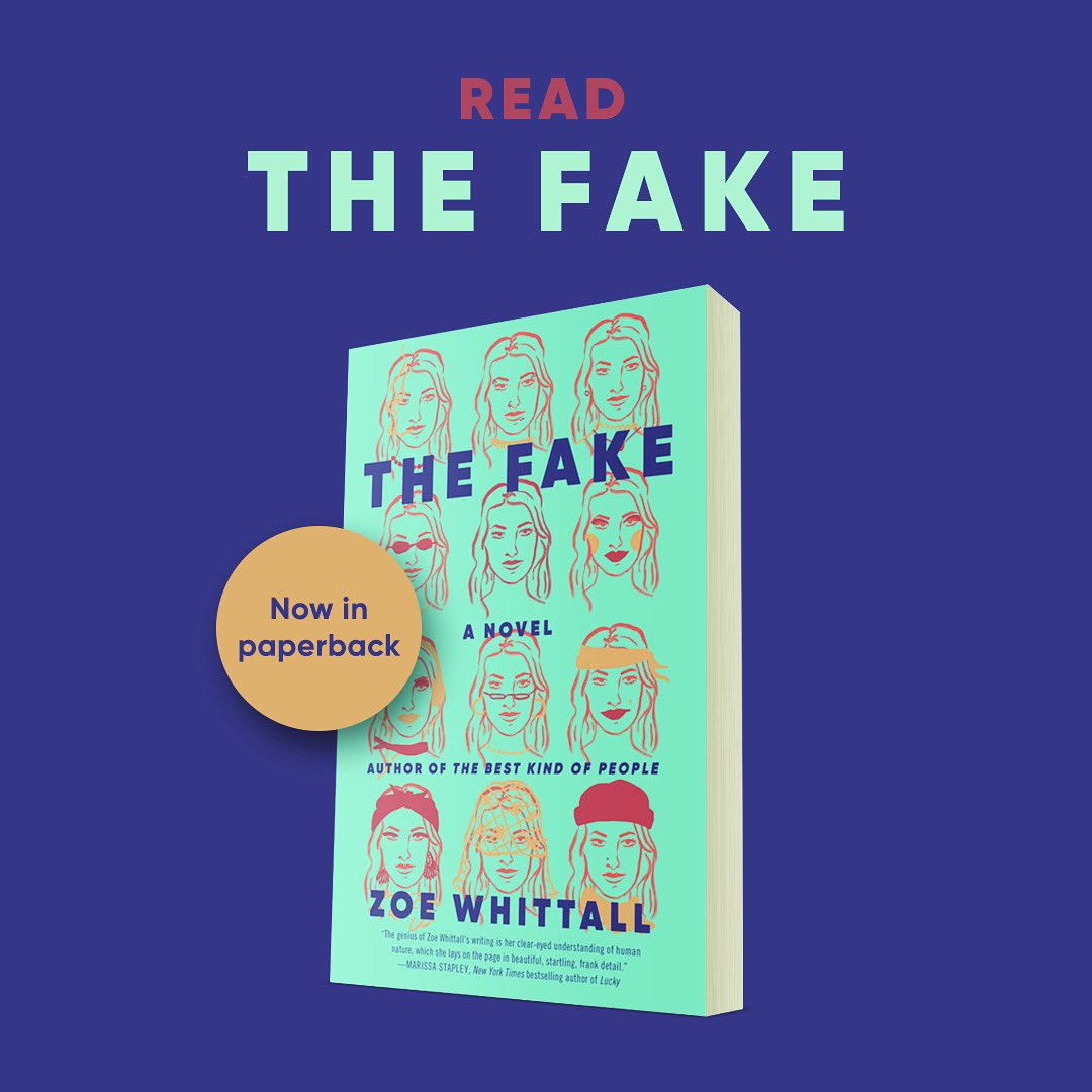 Today is the paperback launch date for The Fake!! It’s less a whodunit, more of a why are humans like this kind of book, both a quick read and a rumination on lying.