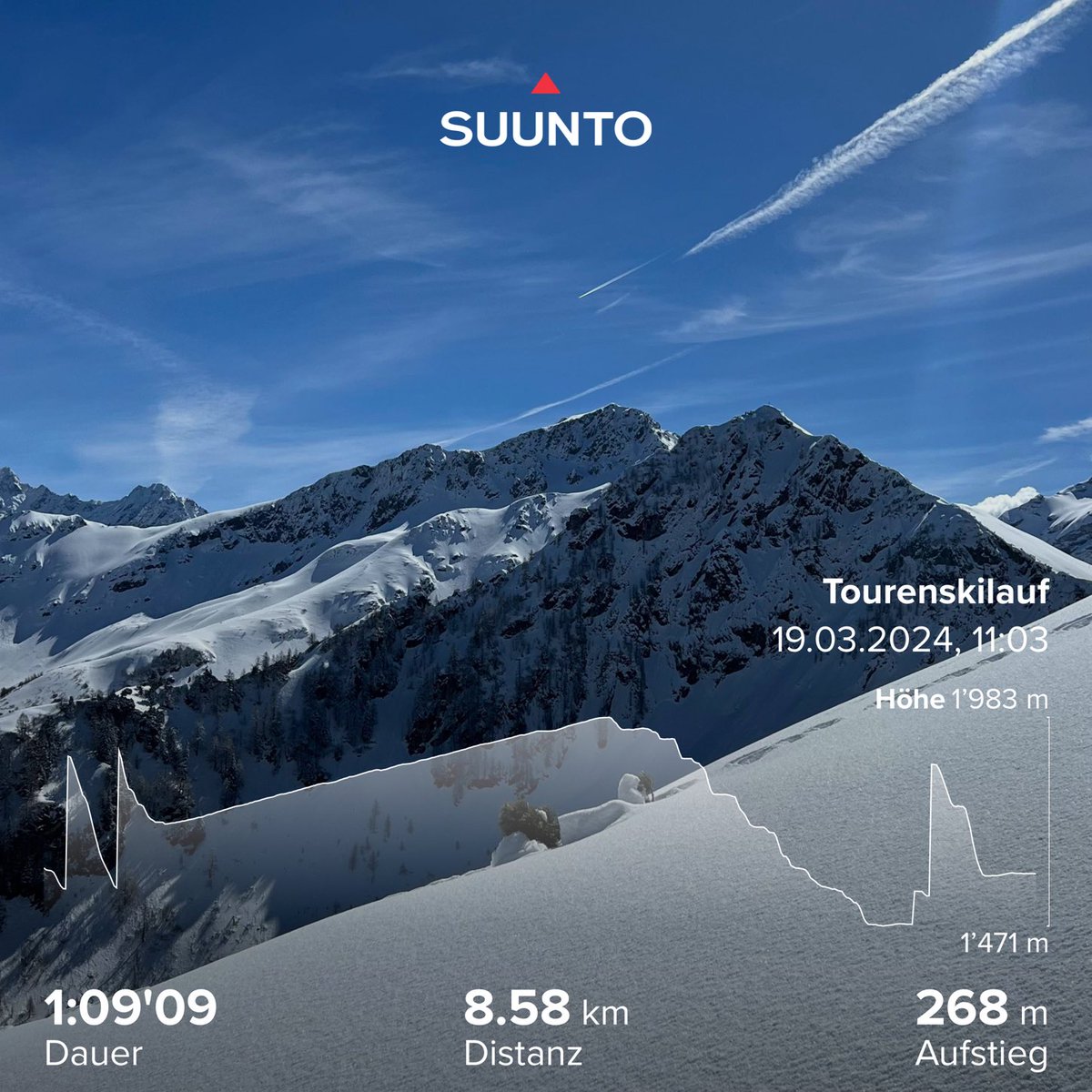 Am Vatertag habe ich mir dieses Bergpanorama gegönnt #skitouring #malbun #hahnenspiel #frühlingsschnee #liechtenstein #triesenberg #vatertag