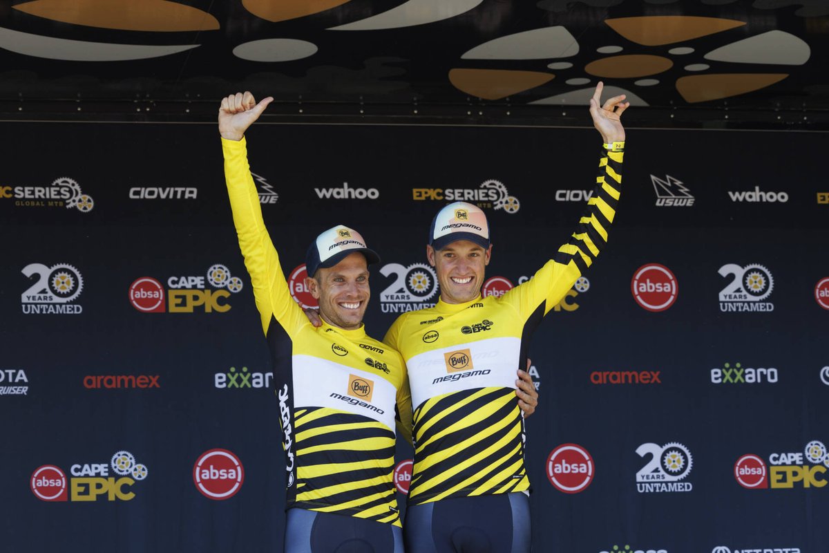 #CapeEpic: @BuffMegamoTeam not only won Stage 2 but also seized the yellow @ciovitacycling jerseys from World Bicycle Relief. In the women's race @GHOSTFactoryRac added a third stage win to their @CapeEpic haul: diverge.info/2024/03/19/abs…