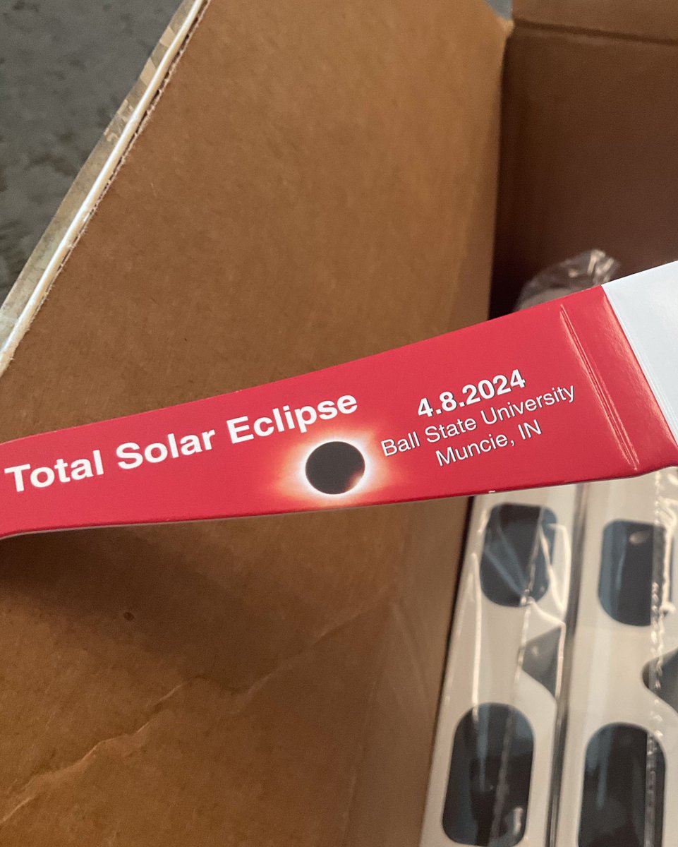 The solar eclipse is just around the corner on April 8! Stop by the Emens box office and show your Ball State ID to pick up a pair of eclipse glasses before the big day.