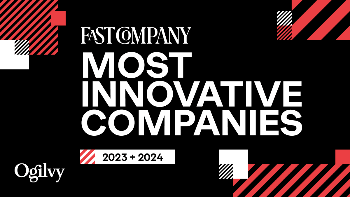 Thrilled to be named one of The World's Most Innovative Companies by Fast Company–for the second year running! Cheers to the creative innovators of #TeamOgilvy for their relentless pursuit of big ideas that drive real impact. #BorderlessCreativity
okt.to/mhdyfa