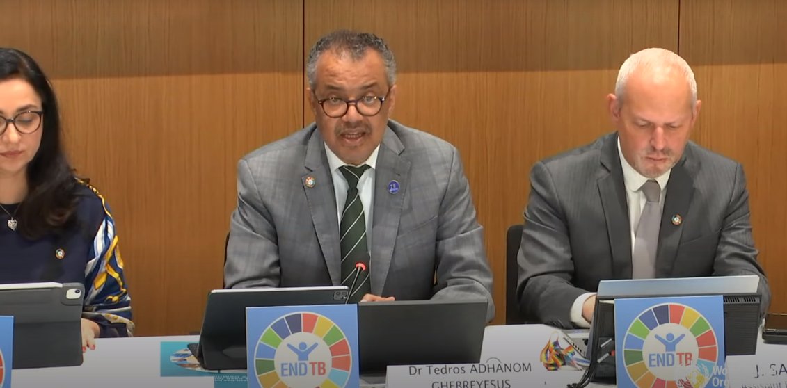 Tereza Kasaeva (@terezakasaeva) on Twitter photo Inspiring address by <a href="/WHO/">World Health Organization (WHO)</a> DG <a href="/DrTedros/">Tedros Adhanom Ghebreyesus</a> at #WorldTBDay TalkShow-he called for:
1β£Leadership to translate #EndTB high-level commitments into action
2β£Investments to roll-out WHO-recommended preventive treatment,shorter treatment&rapid tests.
3β£End inequalities,stigma&discrimination Inspiring address by <a href="/WHO/">World Health Organization (WHO)</a> DG <a href="/DrTedros/">Tedros Adhanom Ghebreyesus</a> at #WorldTBDay TalkShow-he called for:
1β£Leadership to translate #EndTB high-level commitments into action
2β£Investments to roll-out WHO-recommended preventive treatment,shorter treatment&rapid tests.
3β£End inequalities,stigma&discrimination