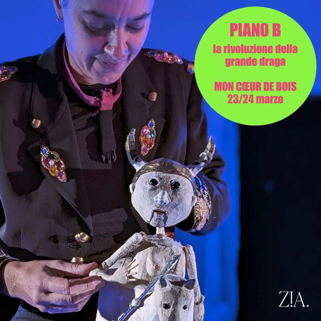 *PIANO B - La rivoluzione della grande draga*
di *Mon coeur de bois*

📆 *Sabato 23 e domenica 24 marzo alle ore 19:30 da Z.I.A. - Zona Indipendente Artistica*, in via Francesco De Sanctis 43, Milano. Se vuoi scoprire di più: zonaindipendenteartistica.it/piano-b-la-riv…

Ti aspettiamo da Z.I.A. ❤️‍🔥