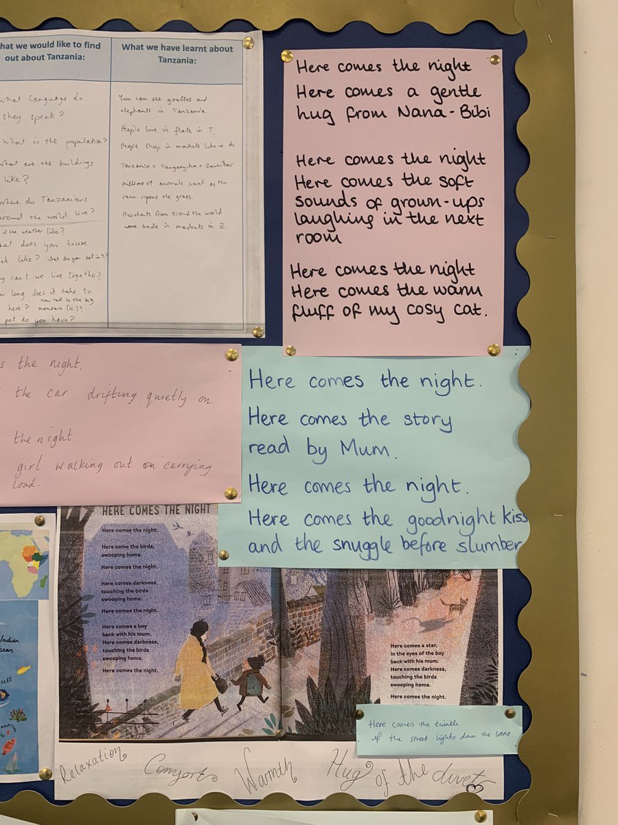 Lovely to see a new display showcasing our Teaching Writing in the Early Years course, which centres around the glorious text Lulu’s Nana Visits. Also includes poetry inspired by The Dream Train. Missed out? Don’t worry, the course runs again in July: clpe.org.uk/training/cours…