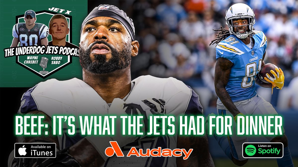 Ask Wayne Chrebet anything, LIVE, tonight at 7:00 p.m. on The Underdog Jets Podcast (YouTube): 📺youtube.com/watch?v=ypYlOQ… Mike Williams, Tyron Smith, and much more will be discussed.