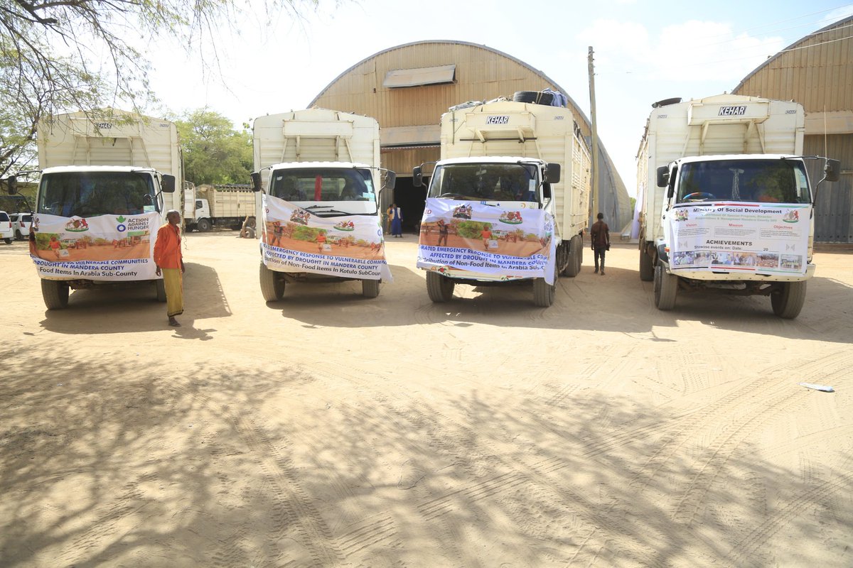 In a collaborative effort, ACF & Ministry of Social Development, flagged off the distribution of 3500 WASH NFIs meant for 3500 households with malnourished children under the age of 5 years in Arabia and Kutulo Sub-counties to mitigate the risks of water- borne diseases.