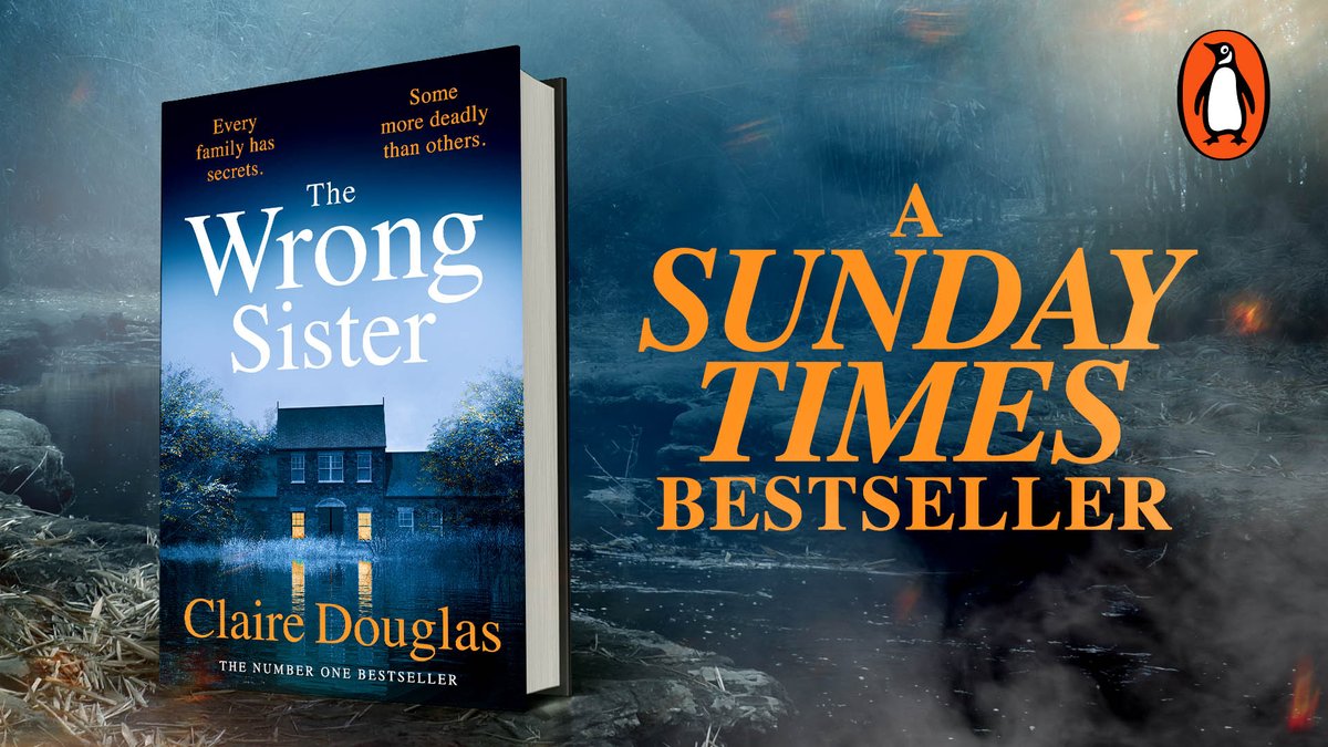 MichaelJBooks's tweet photo. ✨ HUGE congratulations to @dougieclaire as #TheWrongSister goes straight to No. 4 in the Sunday Times Bestseller List in its first week!✨

This is Claire Douglas at her best. Don't miss out! https://t.co/lXGDxzMa0b https://t.co/5VcnS8pU2P