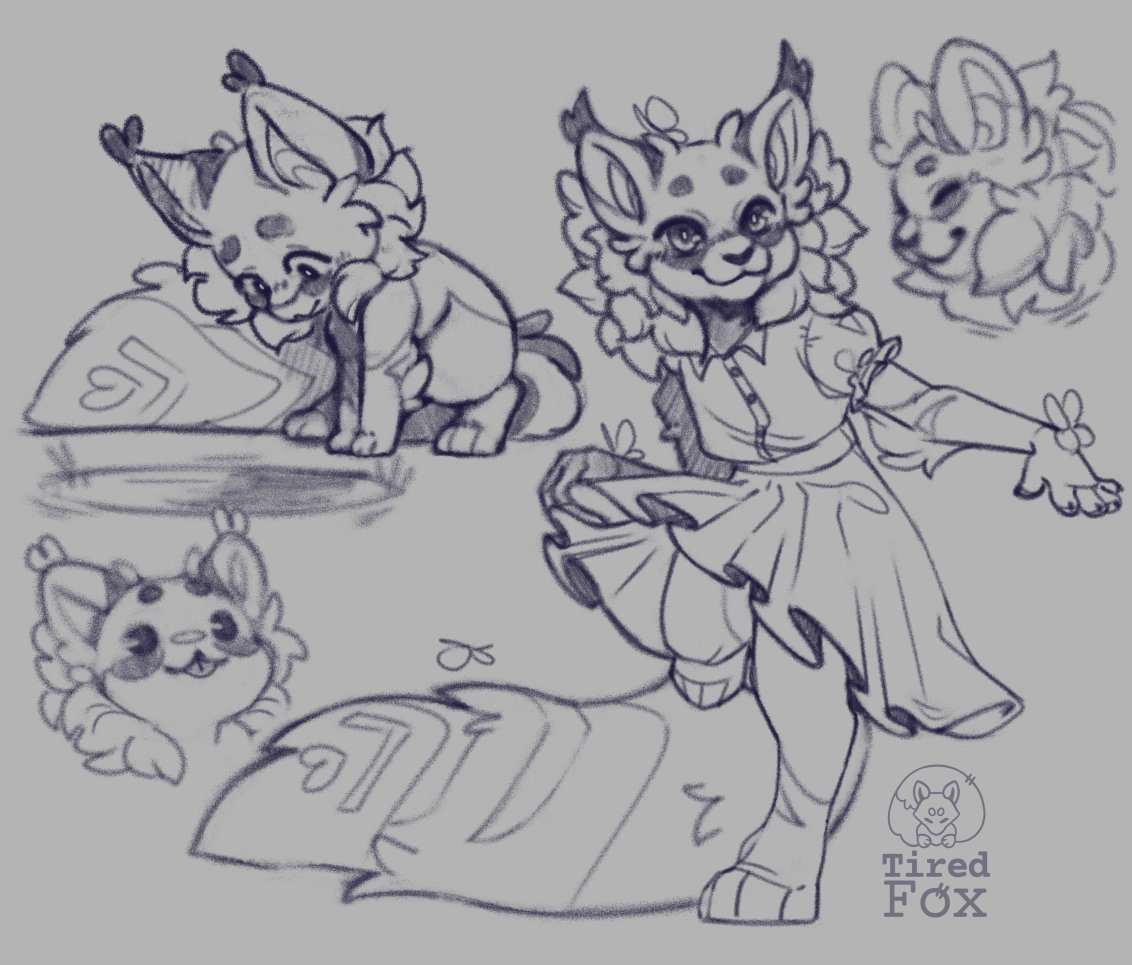 some sketch c0ms i did over on vgen! (see bio)