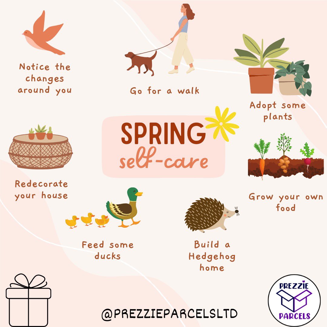 Blooming into self-love this spring season 🌱💕 

Take a moment to nurture the soul with some of these activities and let’s start to embrace the little bits of spring popping up everywhere!🌸🌞💜🦔

prezzieparcelsltd.etsy.com

#hellospring #spring #selfcare #selflove #hedgehogs