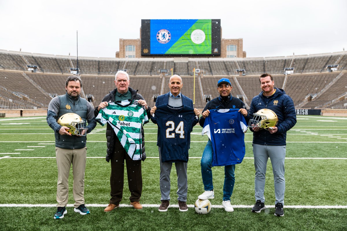 In the iconic setting of Notre Dame Stadium, @ChelseaFC and @CelticFC are set to face-off in a friendly on July 27, 2024! ⚽️ bit.ly/3TG4RbQ @NDSoccer x @NDMenSoccer