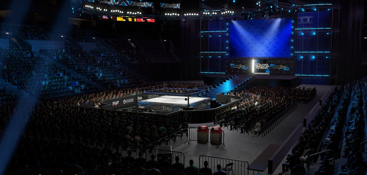 PWF_Efed1's tweet photo. BREAKING NEWS AGAIN!!
PWF StrongStyle Arena Reveal!!
Once again done by the awesome @WMLuckyKarnage
Ready for the StrongStyle action in #WWE2K24
#PWF #PWFStrongStyle #WWE https://t.co/FkfvKpxLQT