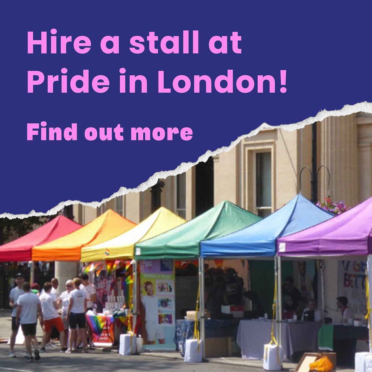 Don't miss vendor opportunities at Pride in London 2024 Great locations across the event footprint! Find out more: events.prideinlondon.org/stalls2024 #LGBTQ #Vendors #London #PrideinLondon