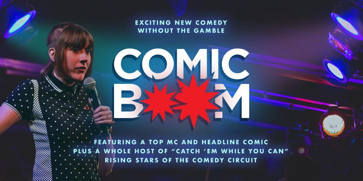 Next Thursday 28th March join us for an evening of laughter at @ComicBoomUK #Comedy Club MC'd by @MaisieAdam with headliner @BenWPope Also on next weeks lineup: #comedy's rising stars - @bellabellahull, @am_petrovic, Oli Court, @jojomaberly + @CCarzana 🎟️ Get your tickets here…