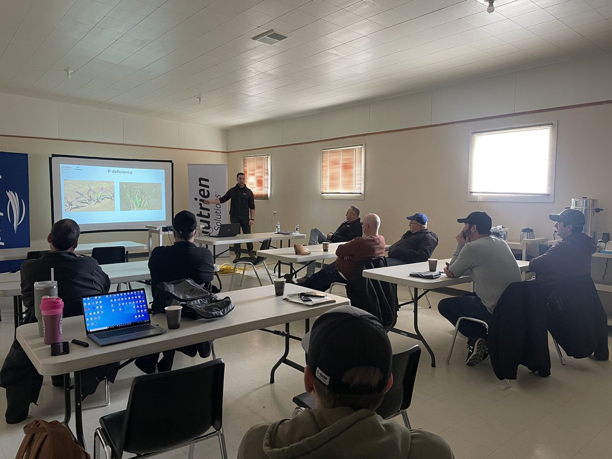 Good morning from St. Brieux, SK! Thanks to BASF for helping to make our pre-seed customer meeting a success!