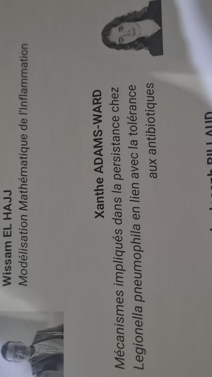 Le CIRI est très bien représenté ainsi que notre équipe.  Bonne chance à nos 2 brillantes candidates et aussi aux autres. <a href="/CIRI_Lyon/">CIRI Lyon</a> <a href="/PersonnicLab/">Personnic Lab</a> <a href="/UnivLyon1/">Université Lyon 1</a> <a href="/UniversiteLyon/">Université de Lyon</a>