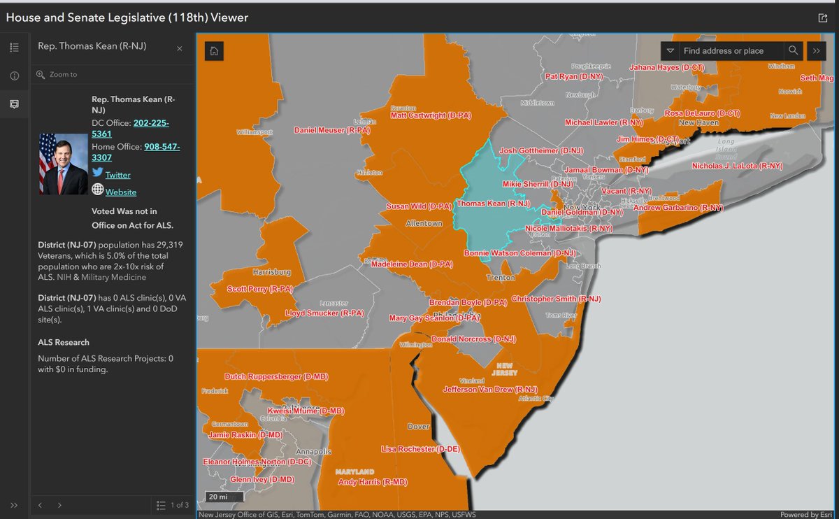 If you live in #NewJersey please become an #ALS advocate. 
Learn more about your Legislators here arcg.is/1OX8a82
<a href="/farmstronginfo/">Farmstrong</a> <a href="/glen_rouse/">Glen Rouse</a> <a href="/springsteen/">Bruce Springsteen</a>