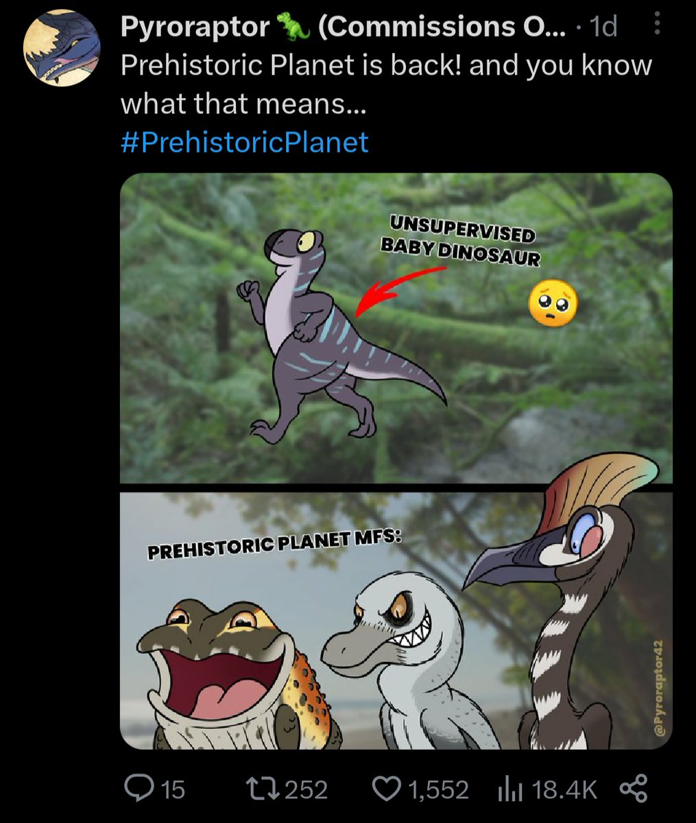 TetZoo's tweet photo. A reminder that those of us who worked on #PrehistoricPlanet saved, or kept screengrabs of, just about every image created as homage :) #dinosaurs #pterosaurs #palaeoart #paleoart #Cretaceous https://t.co/VosX4litpW