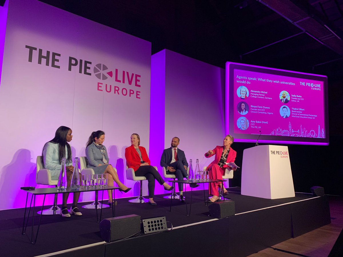ThePIENews's tweet photo. "Agents speak: What they wish universities would do” heard agents open up about university partnerships in which they feel they’re not treated as equals, and what partners can do to make these relationships more productive.

#PIELIVE24 https://t.co/P4s9RoQlq5