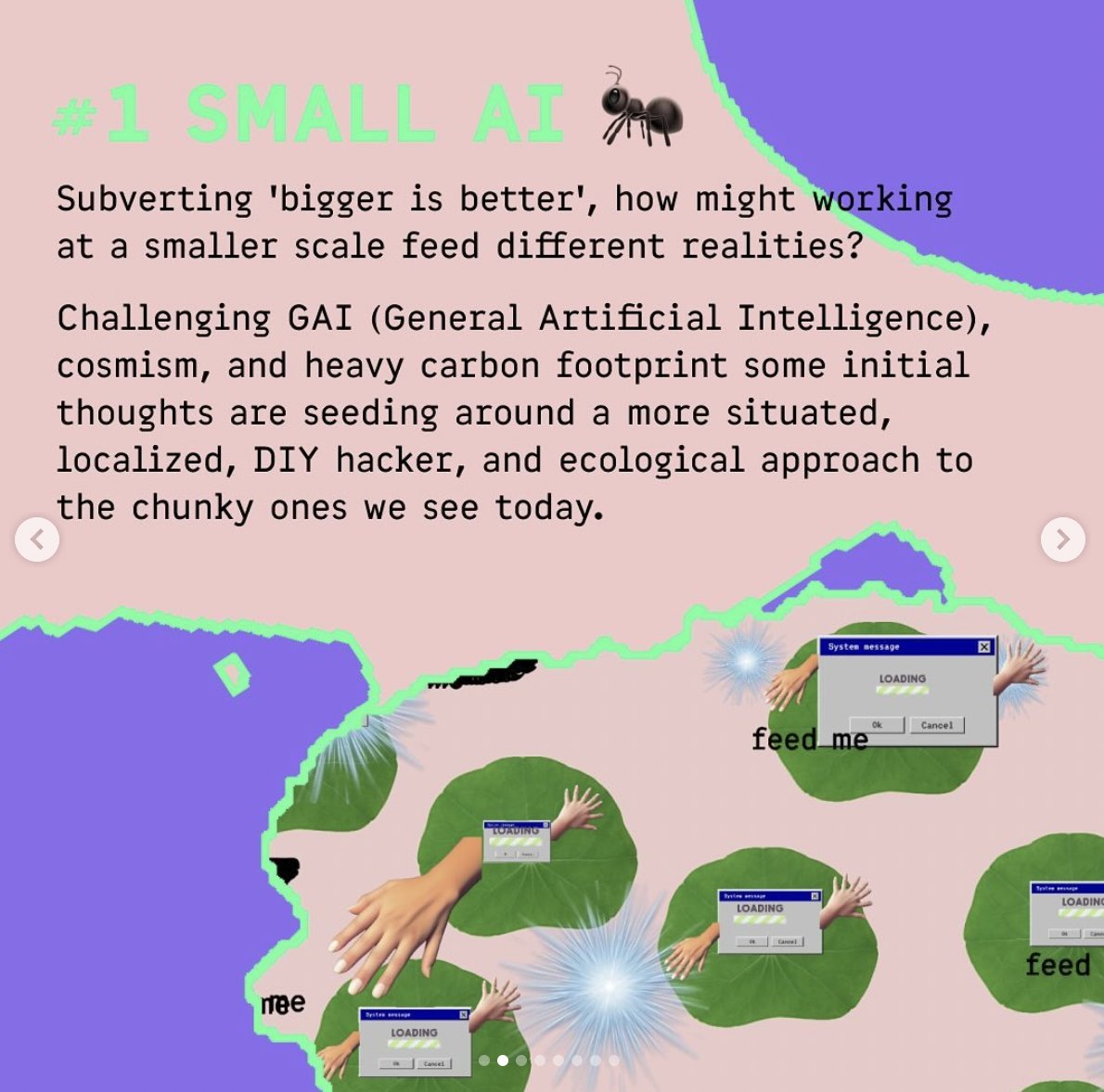 mossportals's tweet photo. now tuning into "exploring small, ancestral, and esoteric AI" w/ @aixdesignco's #slowAI leads —  @nataliastanusch, @nad_nadesan,  @gustnogm. 🔮🪄💌🌱🌀 https://t.co/IrewymCxgj