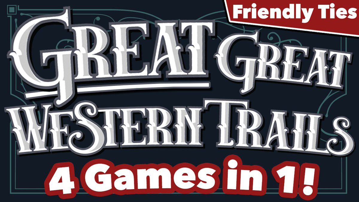 On the Friendly Ties podcast we tackle discussing FOUR different Great Western Trail games! youtu.be/dAmFqGnzgIA