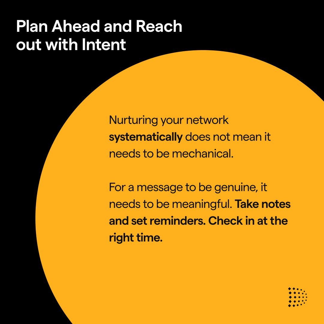 Three habits, exercised mindfully and genuinely, can have an outsized impact on nurturing your network!