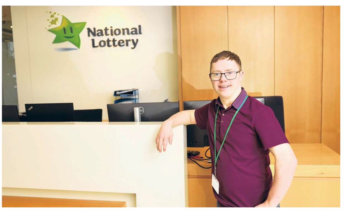 Our graduate Liam Foley features in an article in the @IrishTimes today, where he speaks about his time in @SchoolofEdTCD in @tcddublin and his permanent role in the @NationalLottery The link to the full article is here: tcd.ie/tcpid/news/lia… @DownSyndromeIRL @LindaDoyle