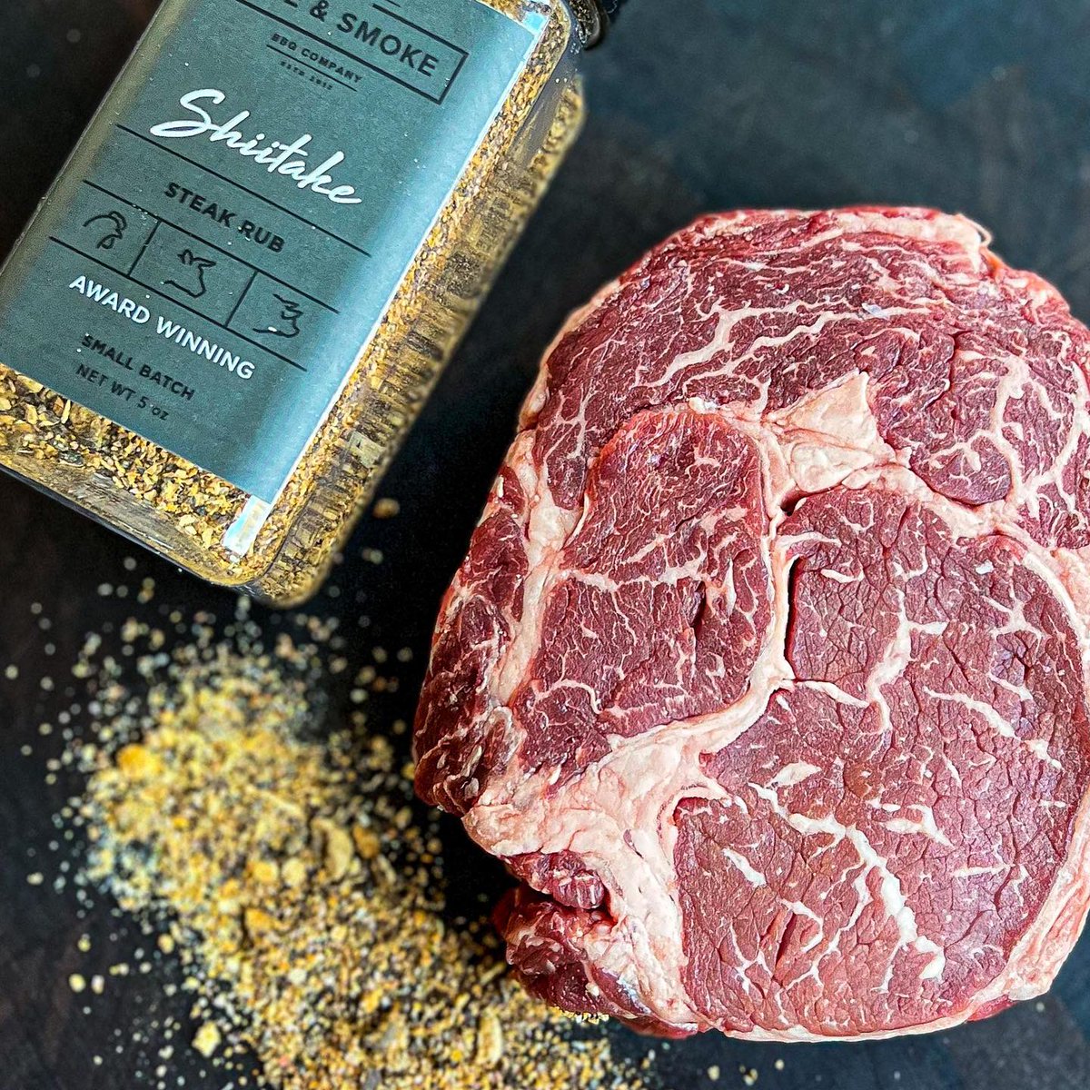 Cut of the week: Chuck Eye Steak. Enjoy 20% off this dry aged, prince of the grill, while supplies last! 📷 @sapp_bbq 

l8r.it/wuIW
