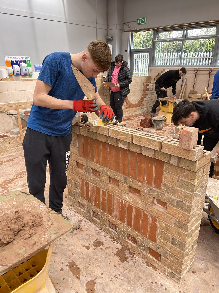 Bershambricks's tweet photo. Great work from l3 students @colegcambria learning skills for life 
Big thanks @mbhplc for bricks 🧱 https://t.co/mGH7z0fFXE